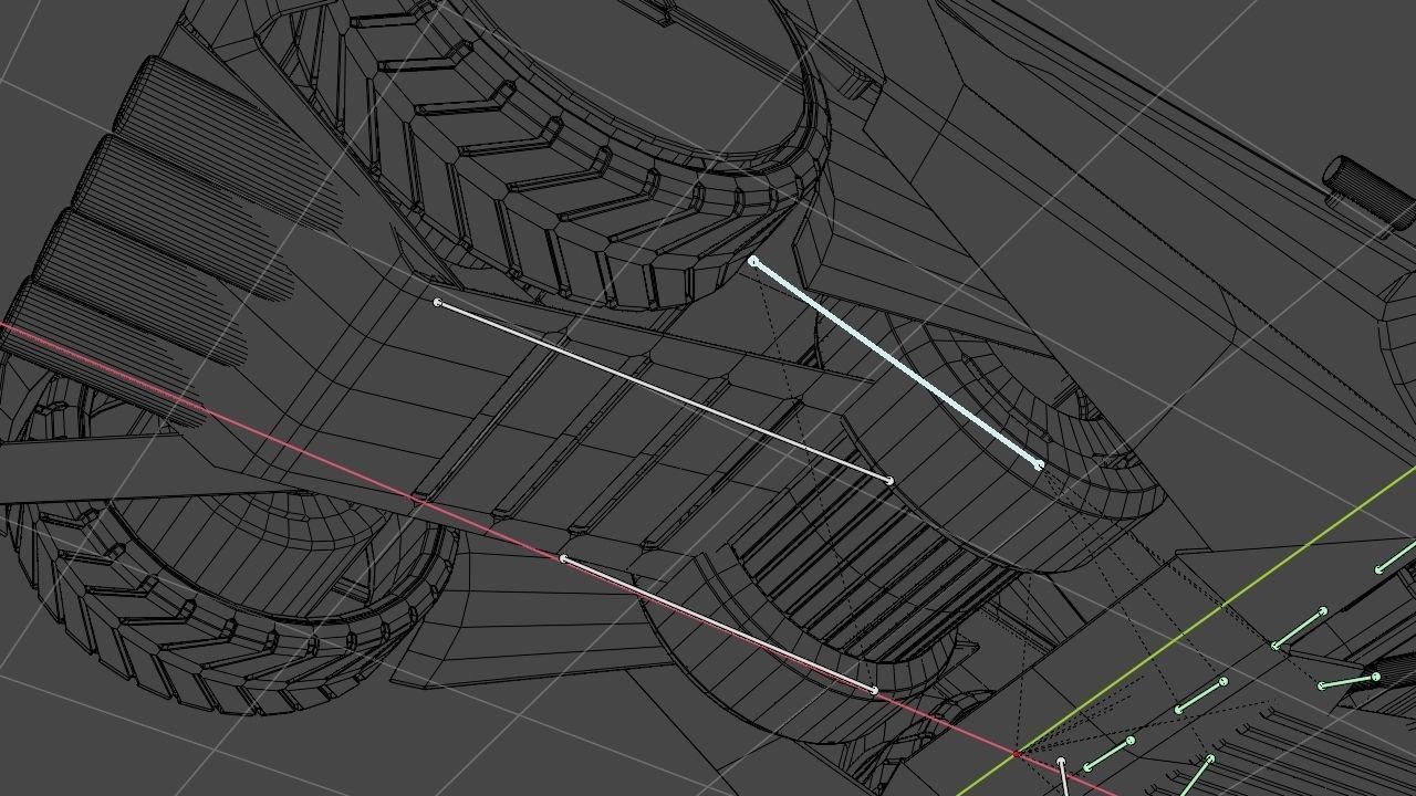 sci-fi city car 3D model_14