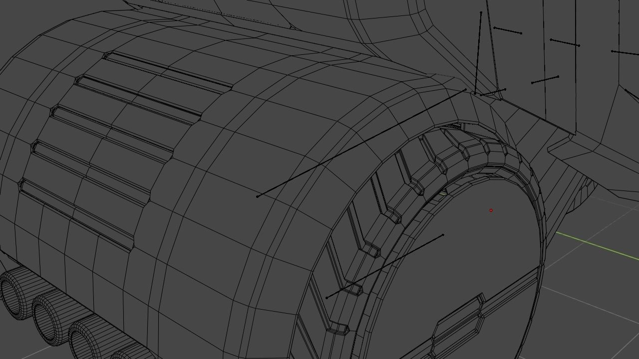 sci-fi city car 3D model_10