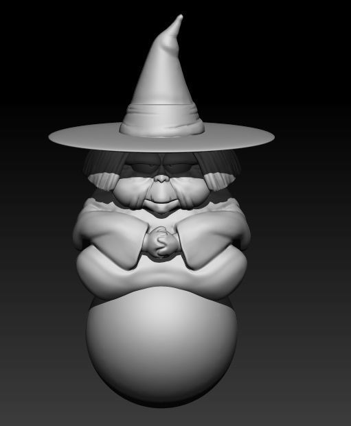 uranai baba dragon ball  Fortuneteller Baba 3D print model_1