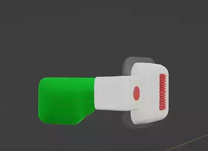 DBZ Power level Scanner  Low-poly 3D model