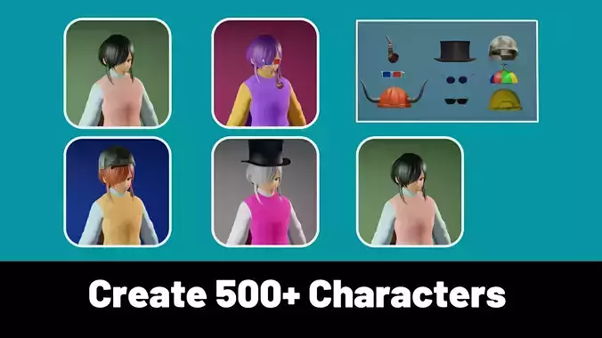 3d NFT Characters - Series CXII