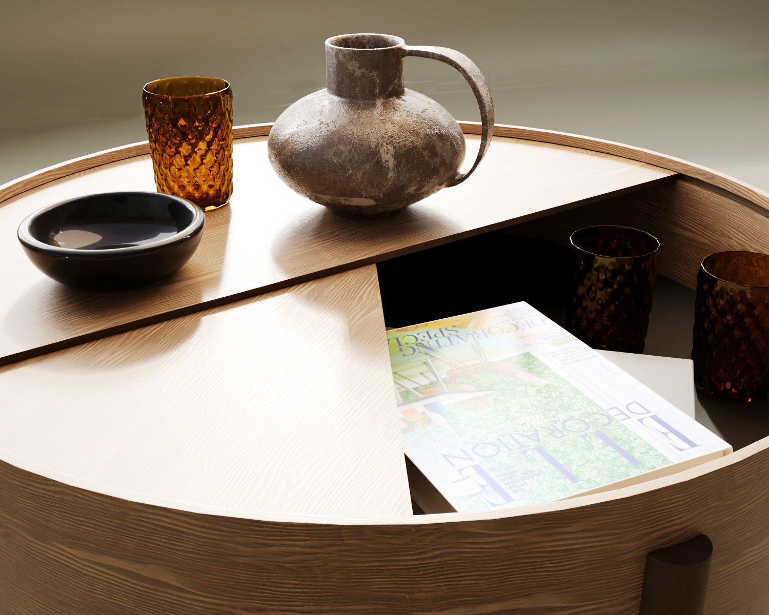 Coffee Table Set 3D model_6