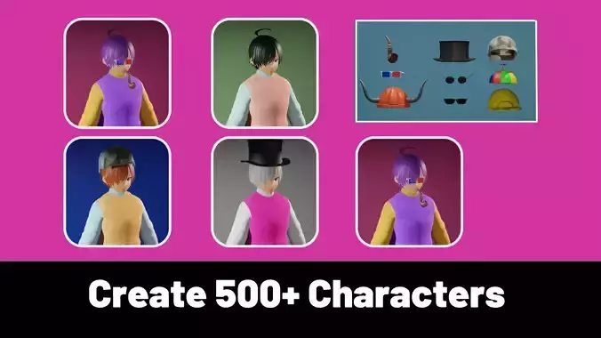 3d NFT Characters - Series CXVI