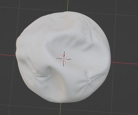 Chef Hat Low-poly 3D model_3