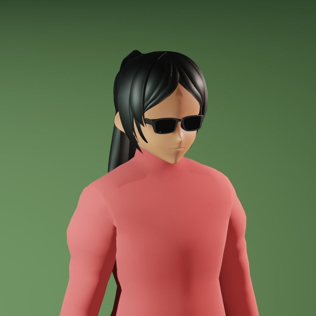 3d NFT Characters - Series CXXVI Low-poly 3D model_1