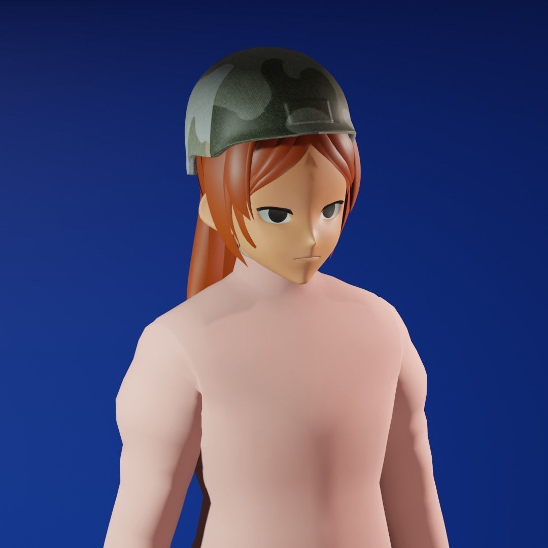 3d NFT Characters - Series CXXVI Low-poly 3D model_3