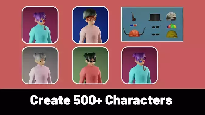 3d NFT Characters - Series CXXXI