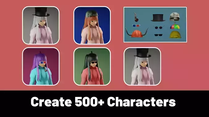 3d NFT Characters - Series CXXXIII