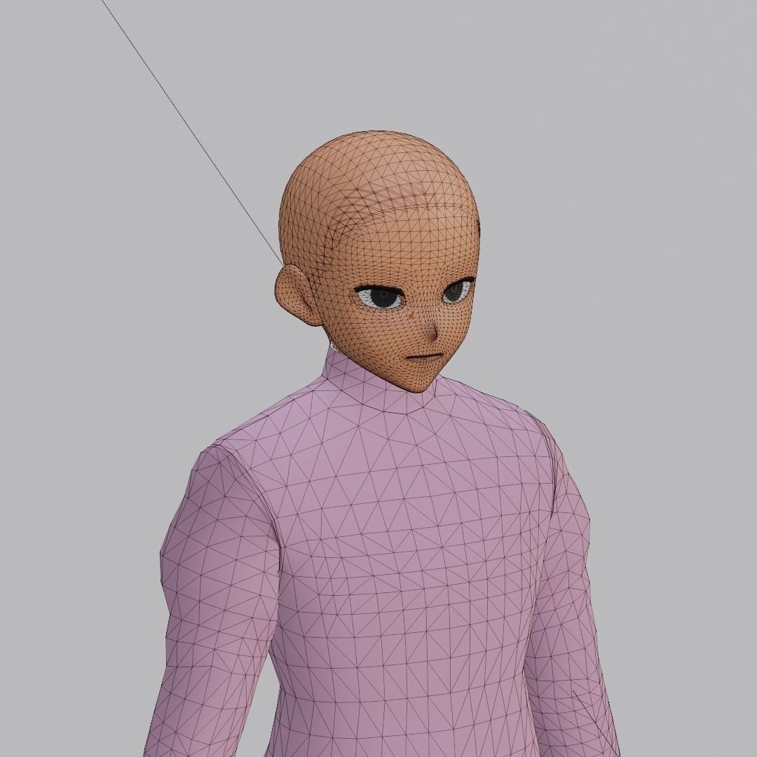 3d NFT Characters - Series CXXXIII Low-poly 3D model_6