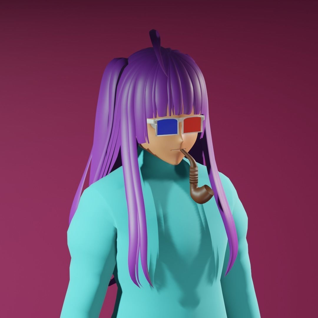 3d NFT Characters - Series CXXXIII Low-poly 3D model_3