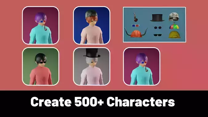 3d NFT Characters - Series CXXXV