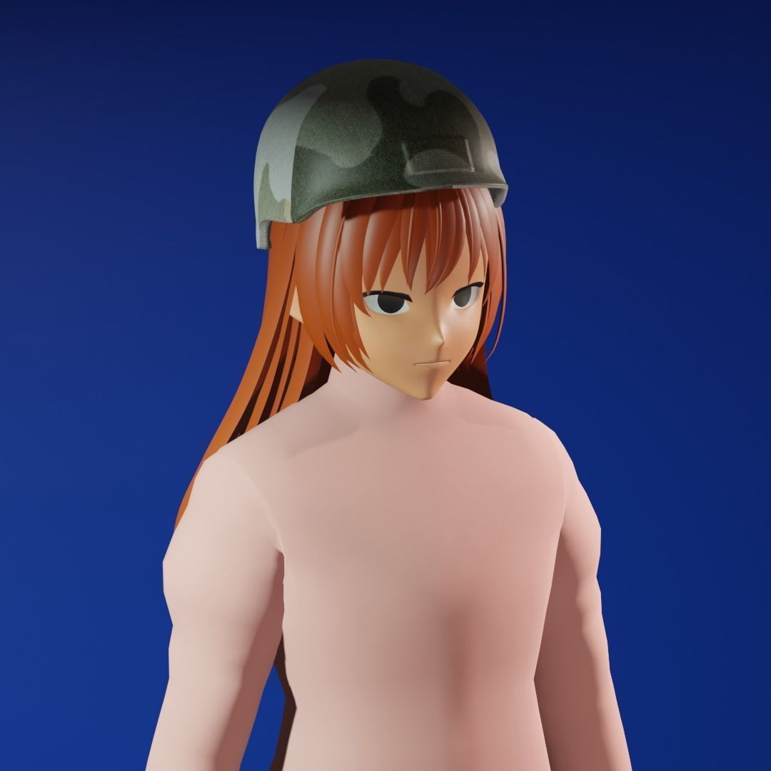 3d NFT Characters - Series CXXXVII Low-poly 3D model_4