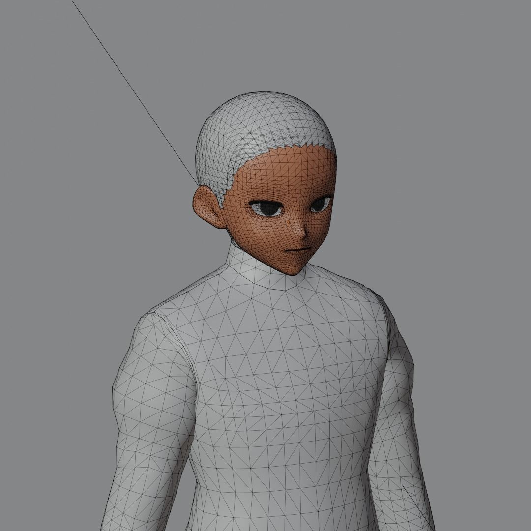 3d NFT Characters - Series CXXXVII Low-poly 3D model_7