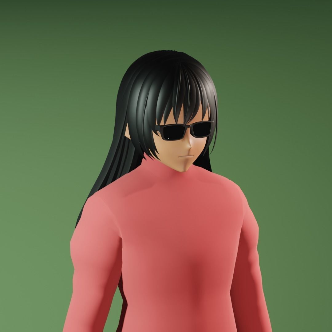 3d NFT Characters - Series CXXXVII Low-poly 3D model_2