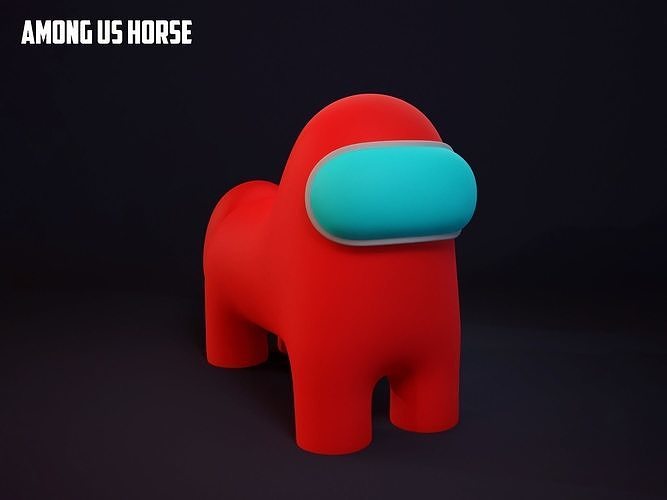 AMOUNG US HORSE Free 3D print model