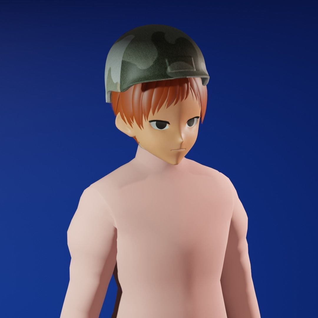 3d NFT Characters - Series CXXXVIII Low-poly 3D model_4