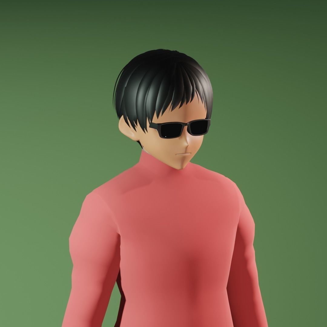 3d NFT Characters - Series CXXXVIII Low-poly 3D model_2