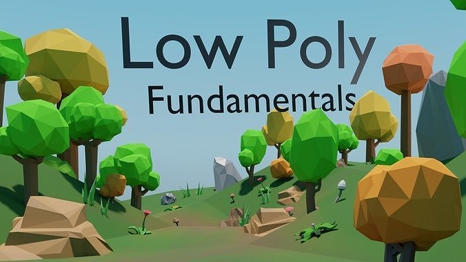 Low Poly - Environment Fundamentals 3D print model
