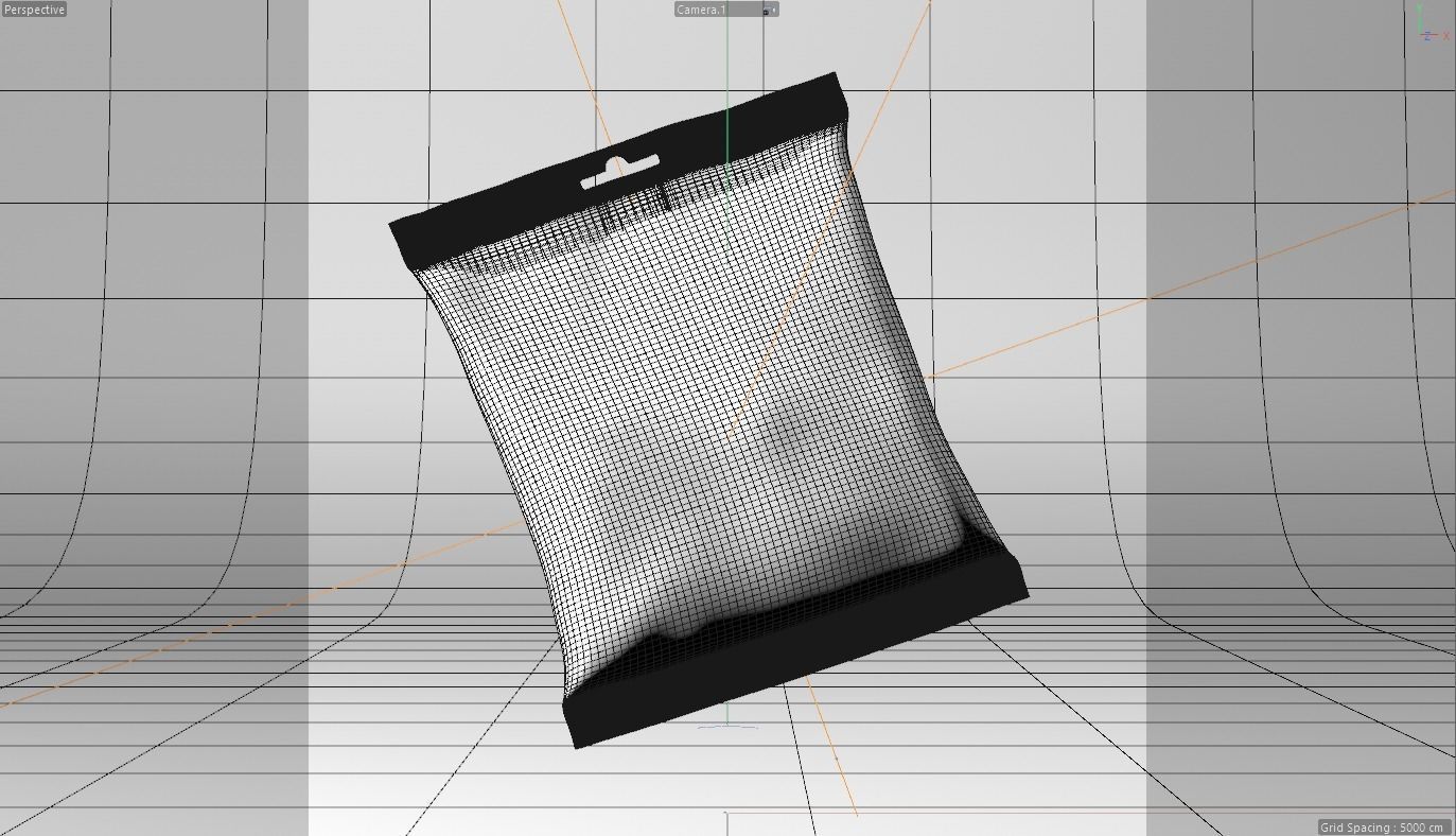 Candy pack 3D model_4