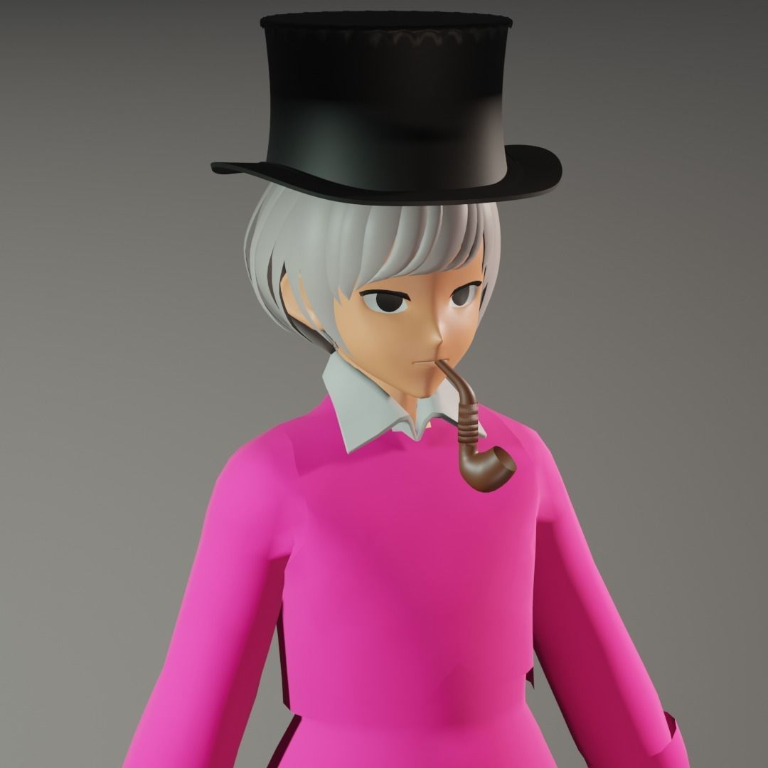 3d NFT Characters - Series CXLIII Low-poly 3D model_5