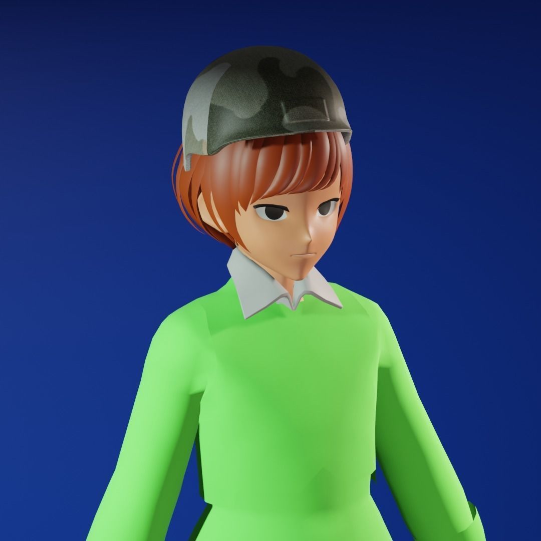 3d NFT Characters - Series CXLIII Low-poly 3D model_4