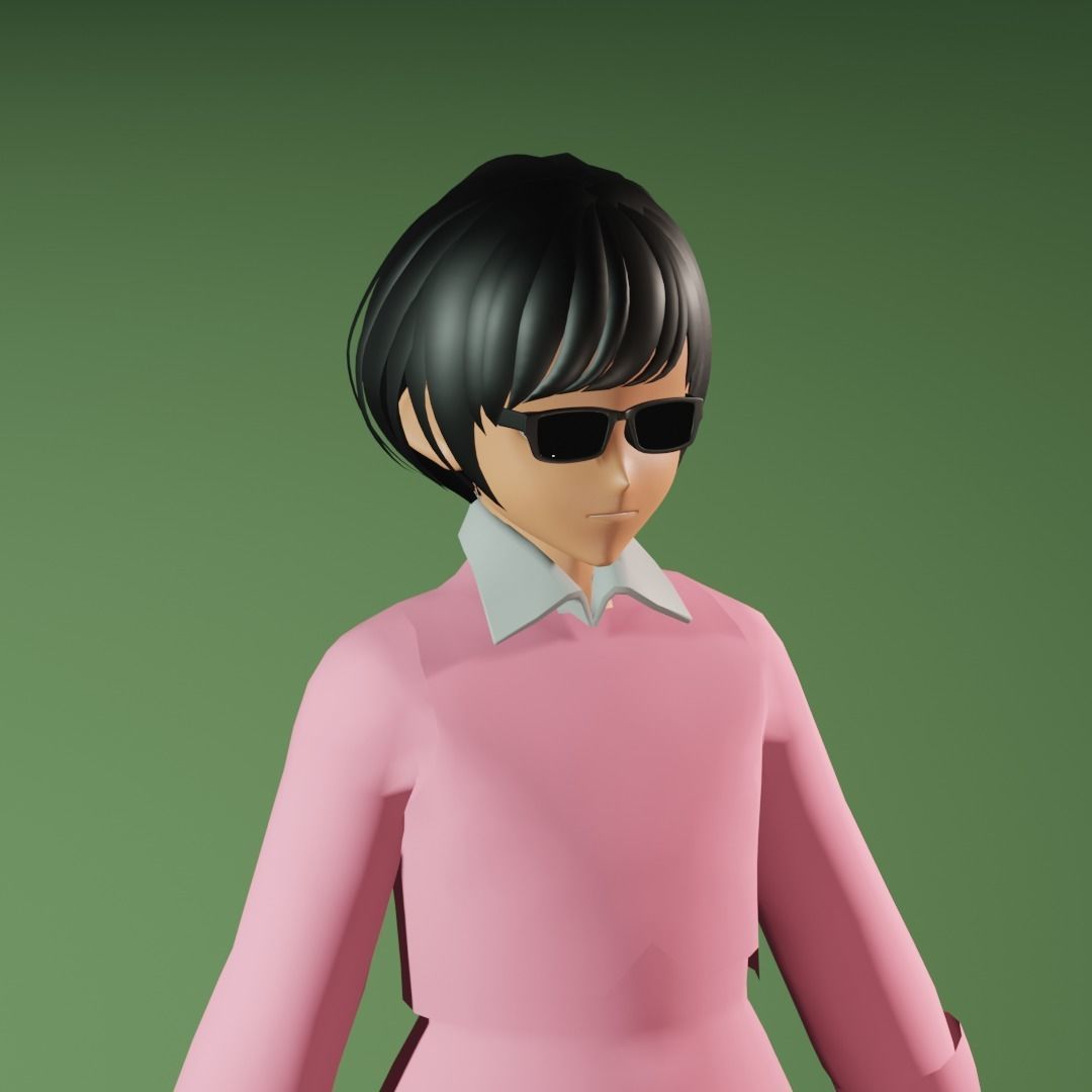 3d NFT Characters - Series CXLIII Low-poly 3D model_2