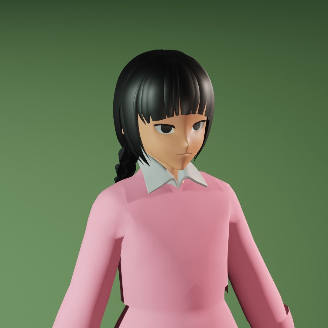 3d NFT Characters - Series CXLIV Low-poly 3D model_1