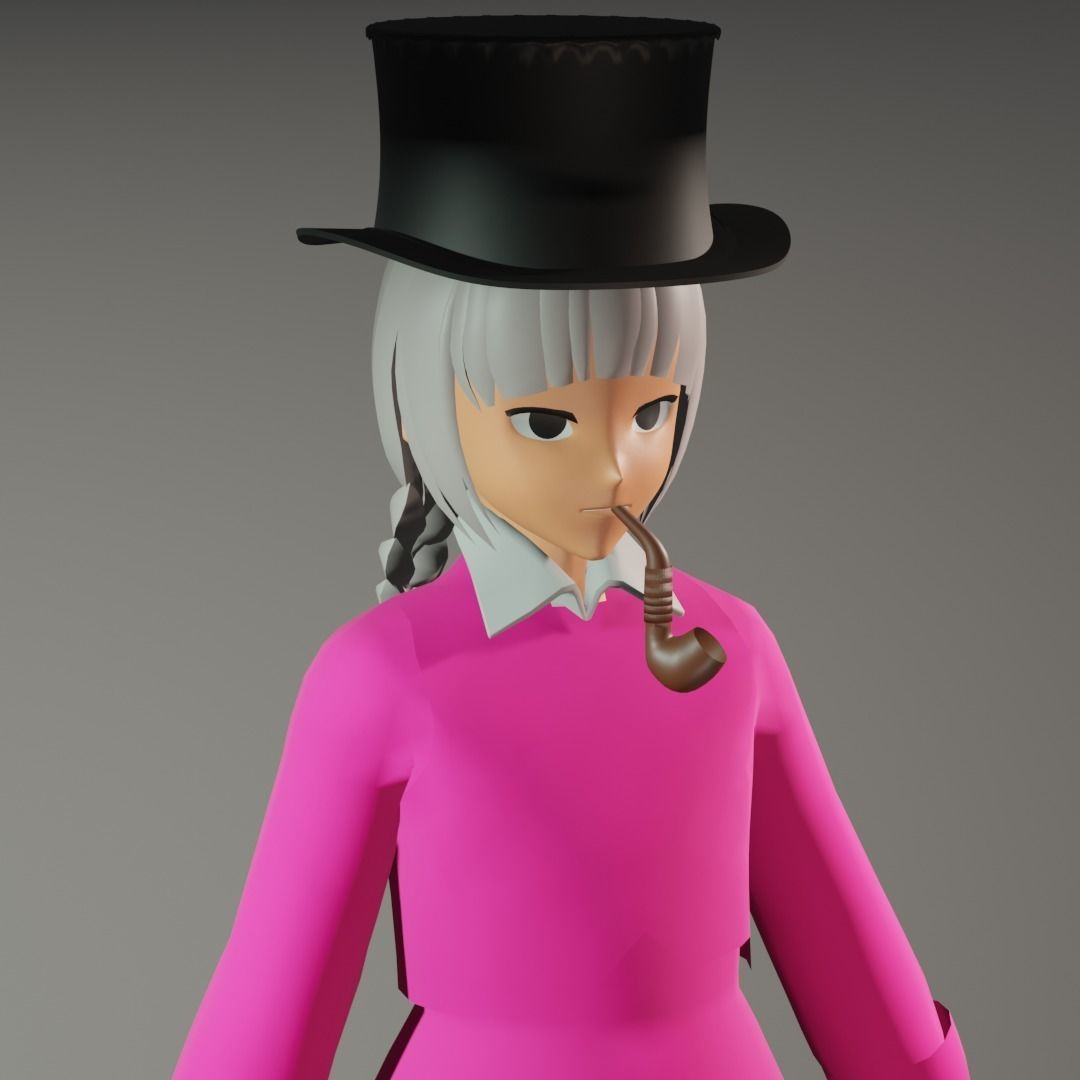 3d NFT Characters - Series CXLIV Low-poly 3D model_4