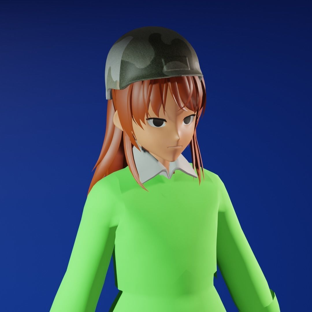 3d NFT Characters - Series CXLV Low-poly 3D model_4