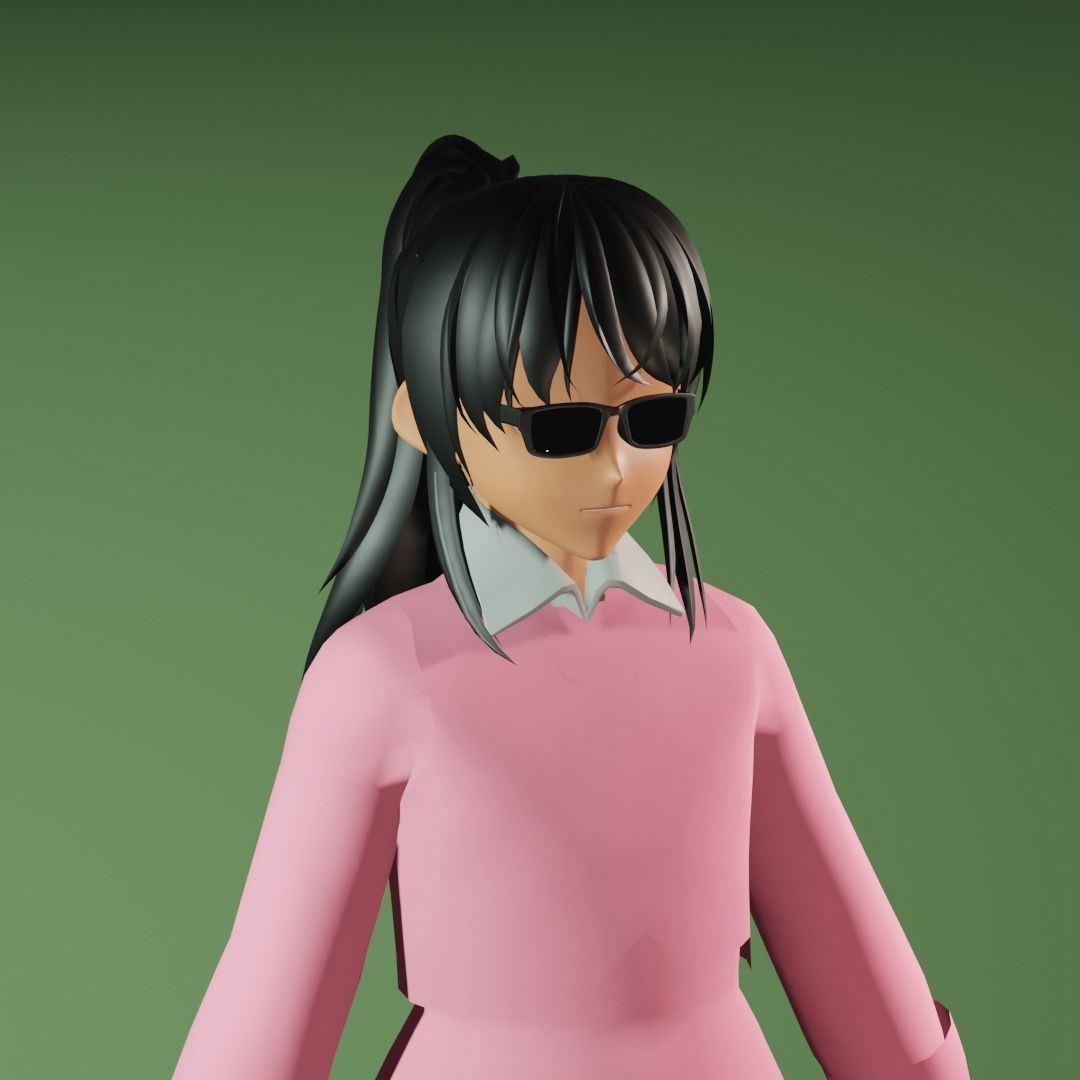 3d NFT Characters - Series CXLV Low-poly 3D model_2