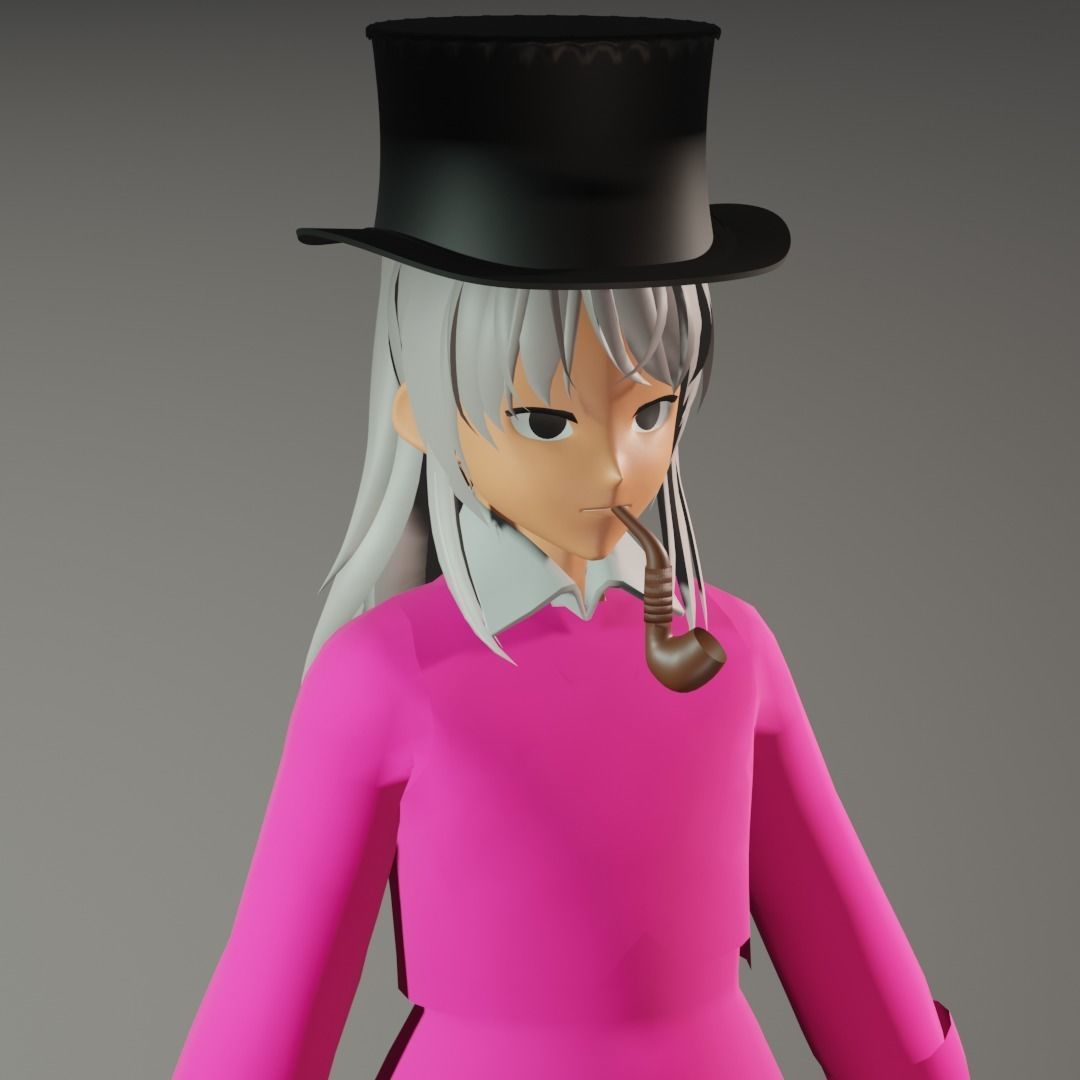 3d NFT Characters - Series CXLV Low-poly 3D model_5