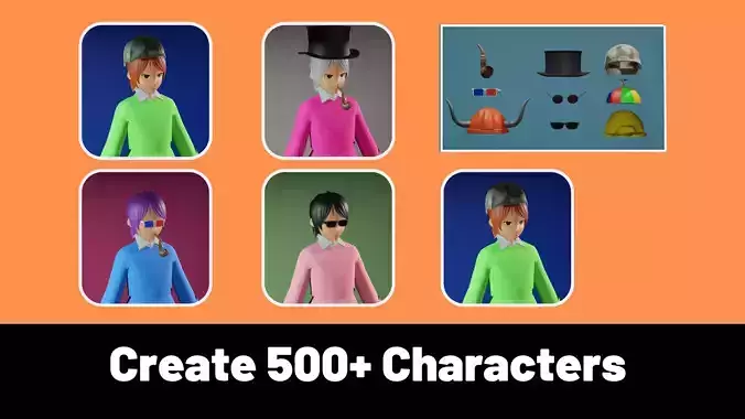 3d NFT Characters - Series CXLVII