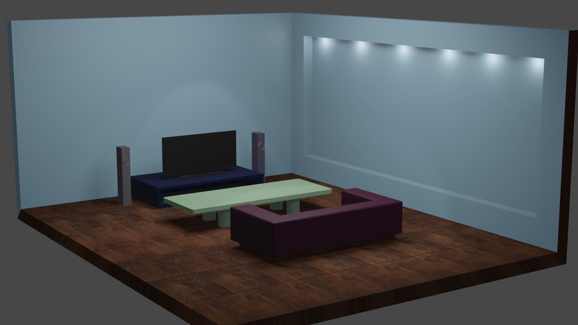 House layout 3D model_1