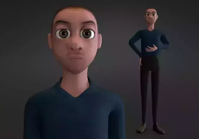 man with stubble beard