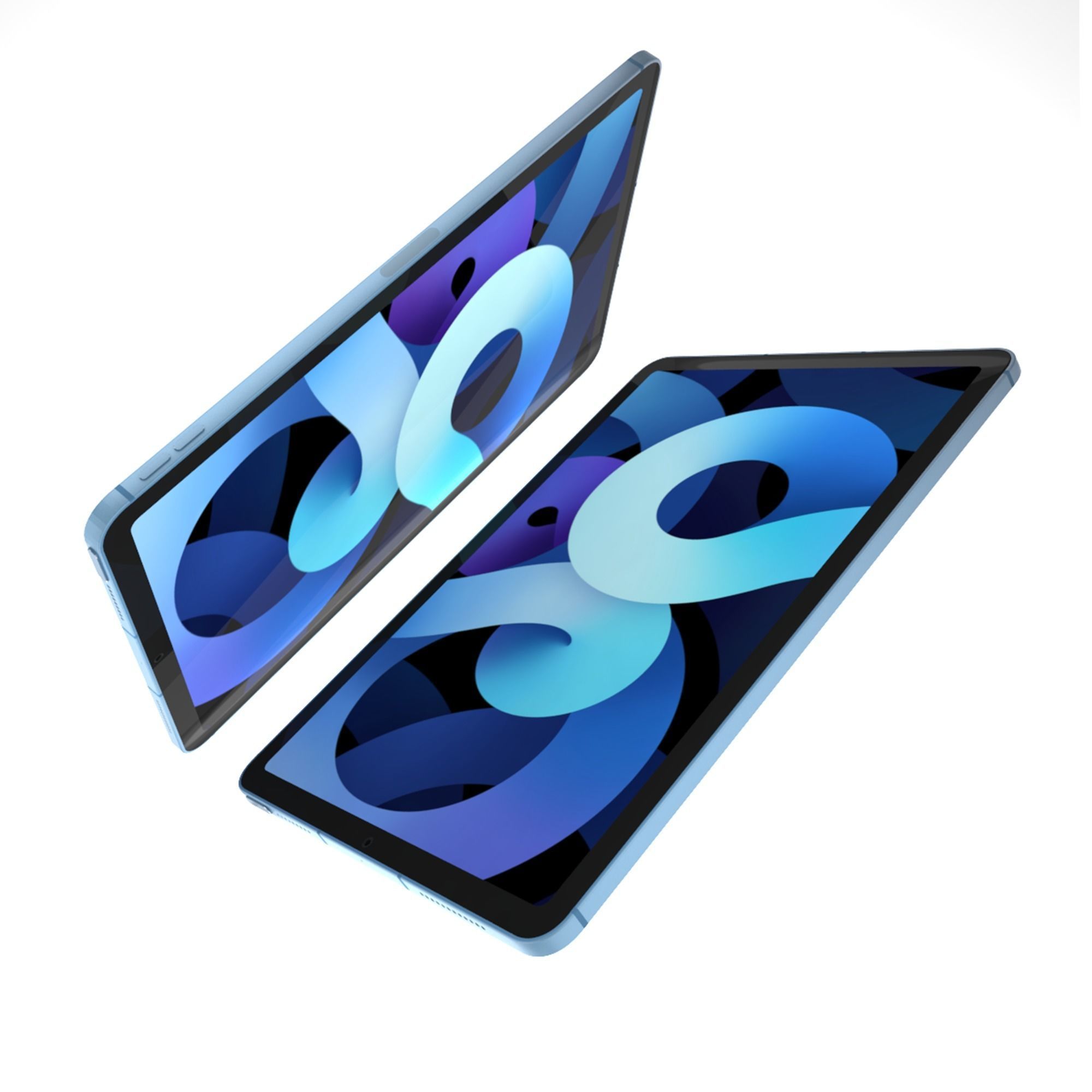 Apple iPad Air 2022 3D model_6