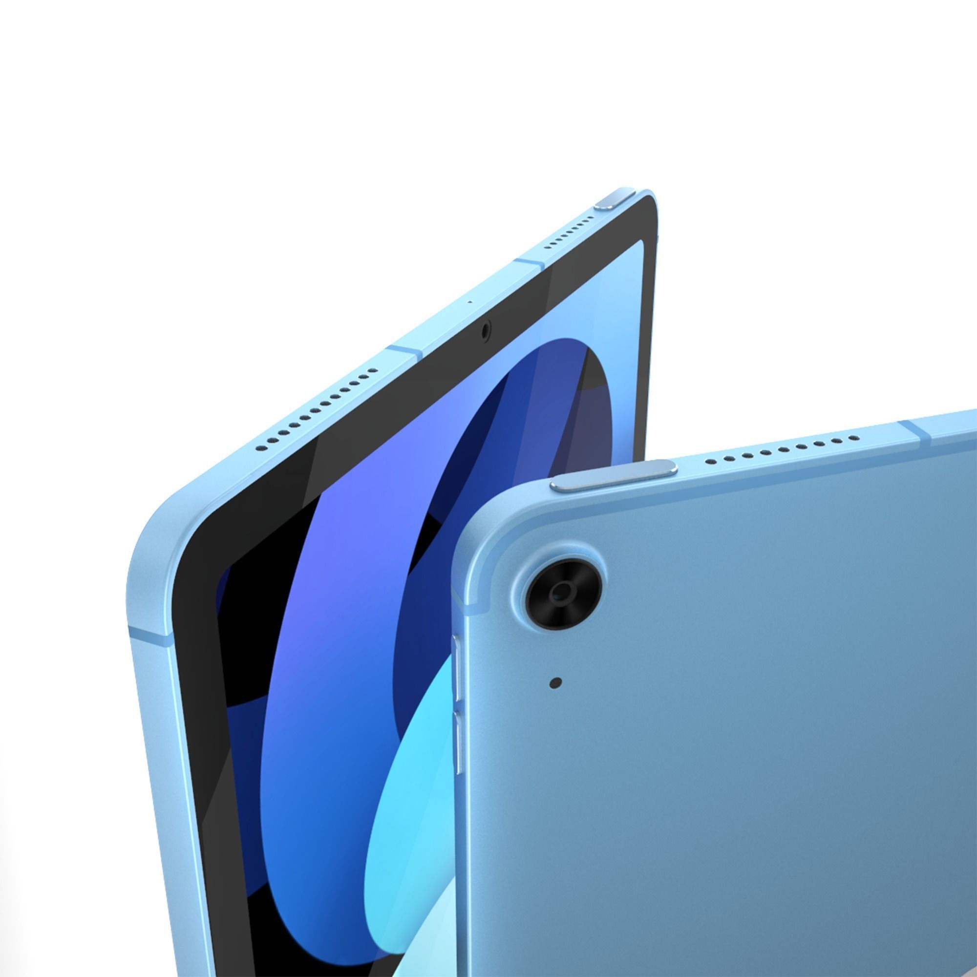 Apple iPad Air 2022 3D model_3