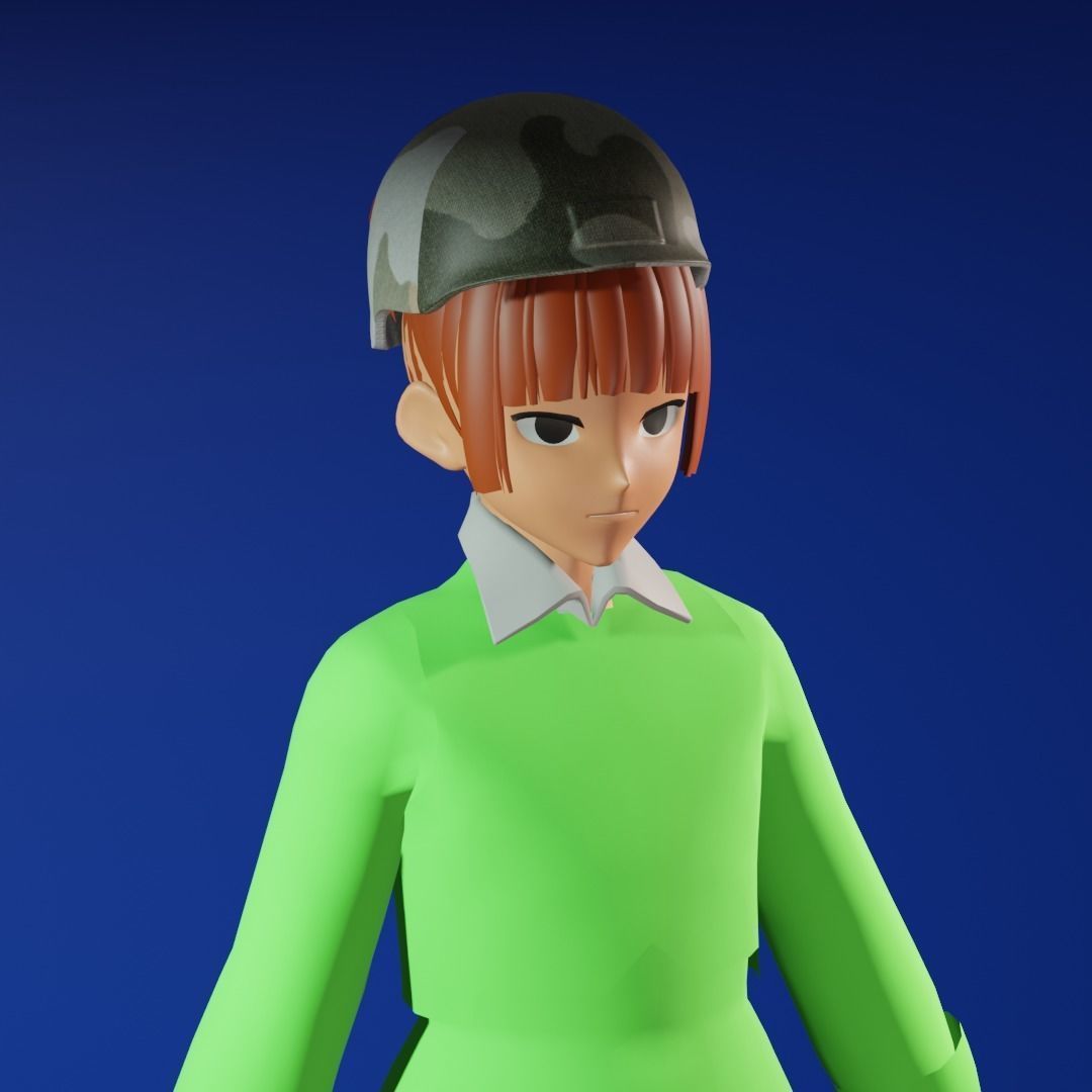 3d NFT Characters - Series CL Low-poly 3D model_4