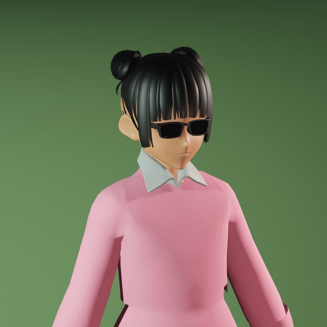 3d NFT Characters - Series CL Low-poly 3D model_2