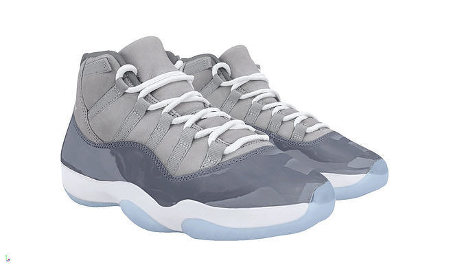 Nike air jordan 11 Retro Cool Grey 3D model