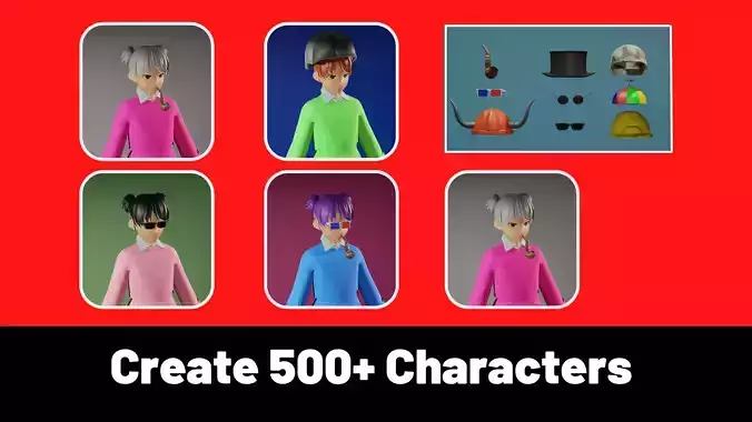 3d NFT Characters - Series CLI