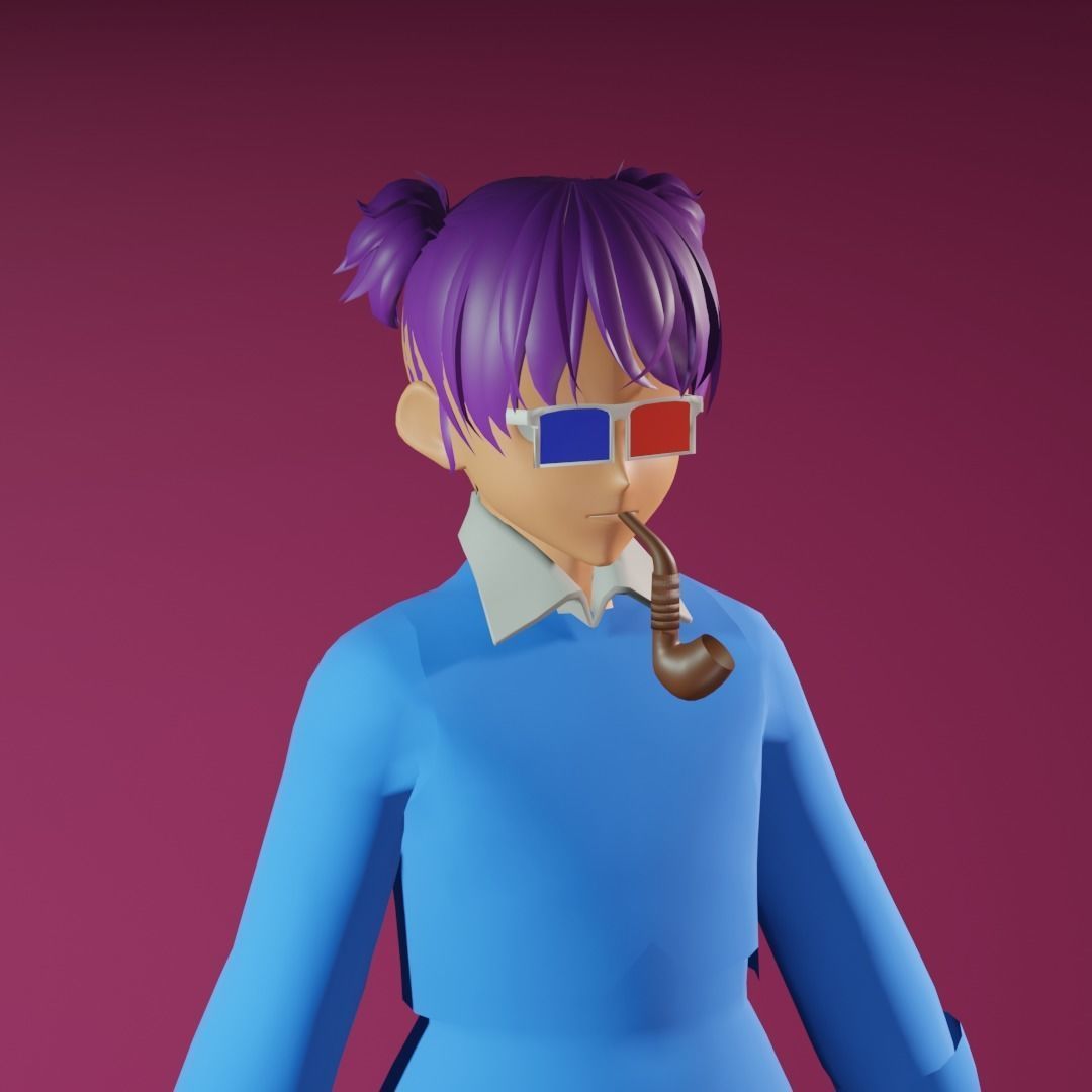 3d NFT Characters - Series CLI Low-poly 3D model_3