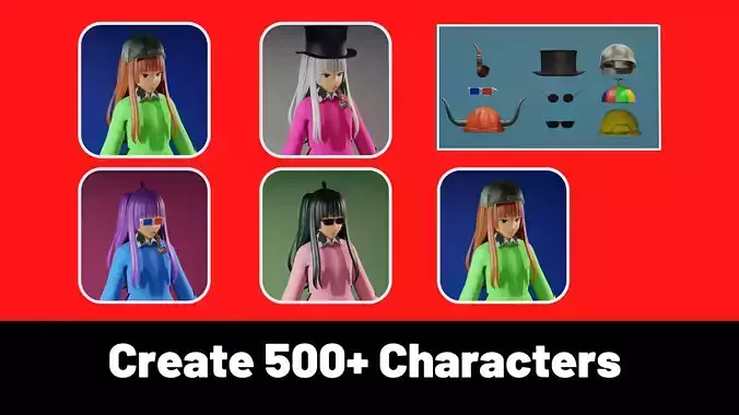 3d NFT Characters - Series CLIII