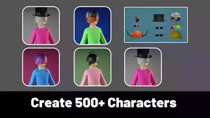 3d NFT Characters - Series CLVI