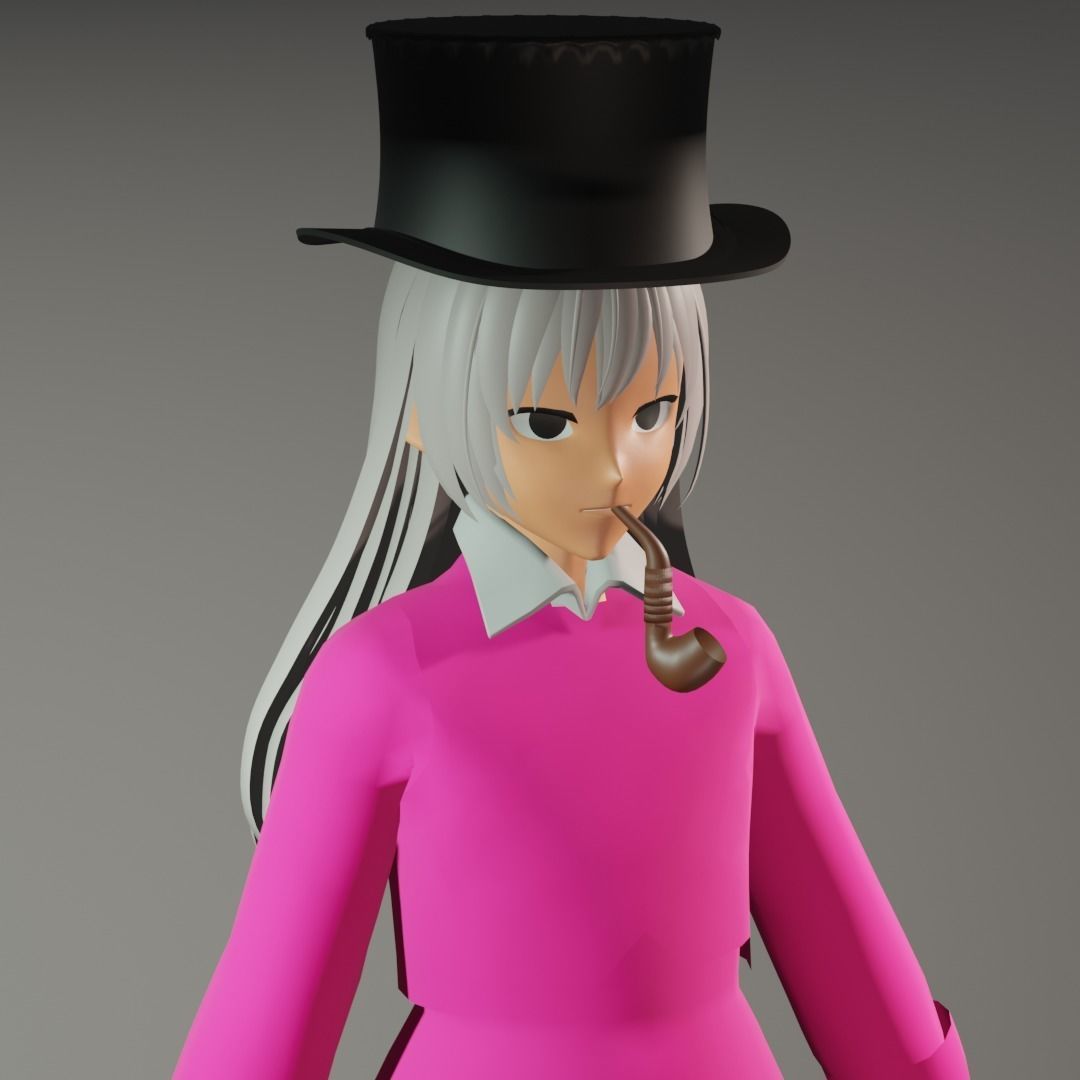 3d NFT Characters - Series CLVII Low-poly 3D model_5