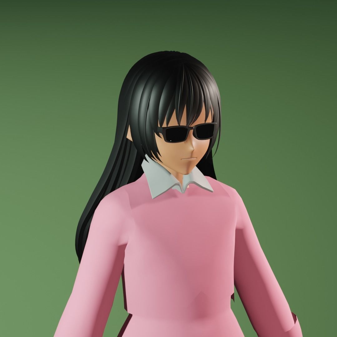 3d NFT Characters - Series CLVII Low-poly 3D model_2