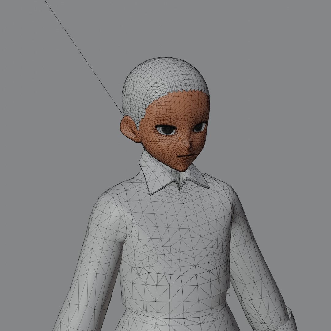 3d NFT Characters - Series CLVII Low-poly 3D model_7
