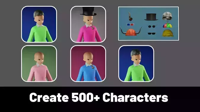 3d NFT Characters - Series 