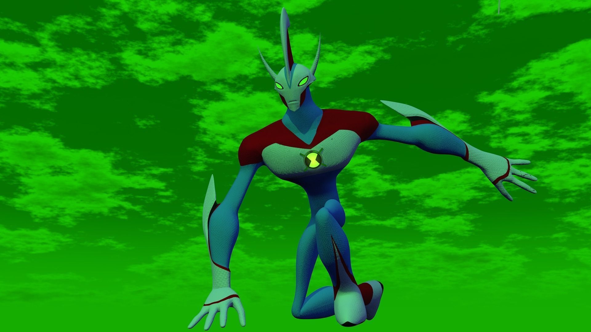 Ben 10 - Ultimate WayBig Alien 3d Printable  3D print model_19