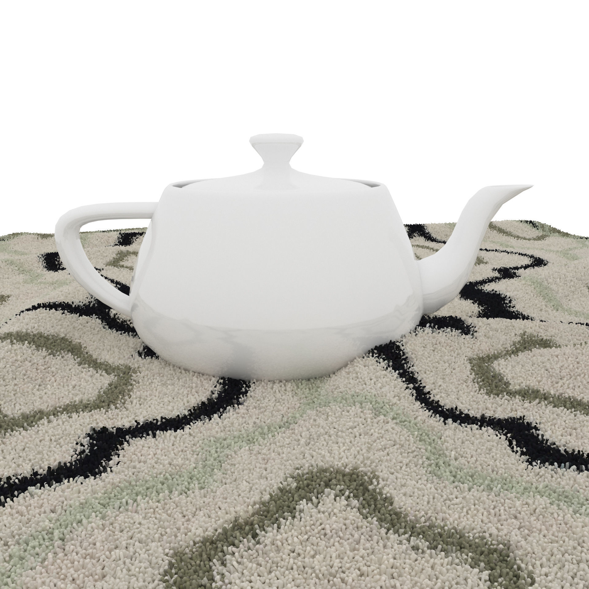 Rugs No 633 Low-poly 3D model_8