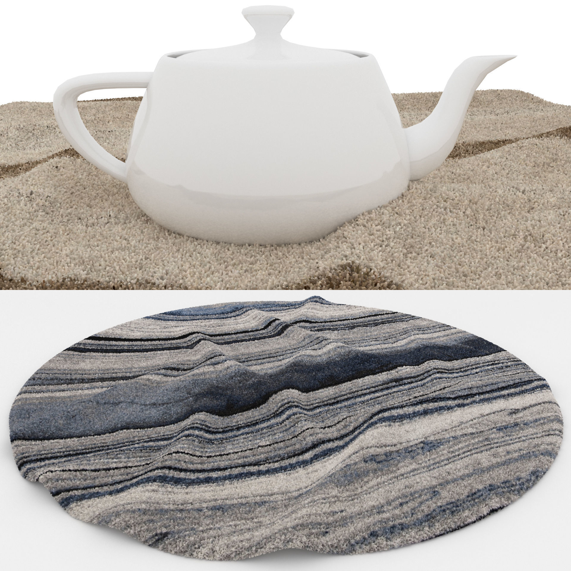 Rugs No 634 Low-poly 3D model_1